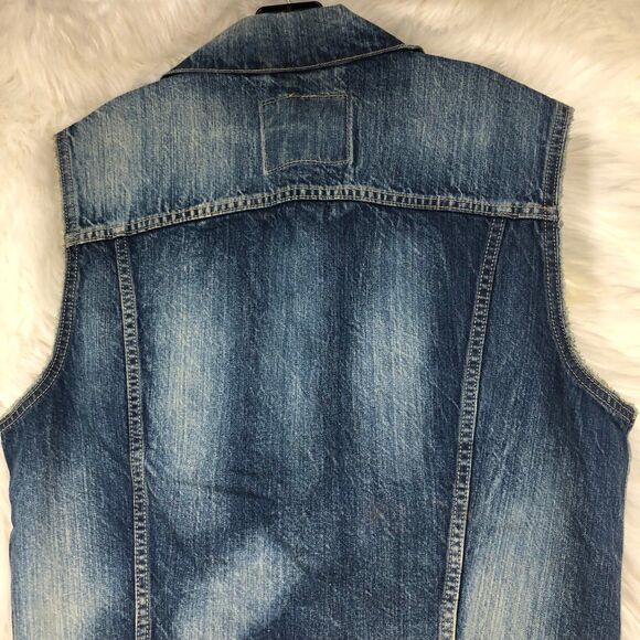 Levi’s Rugged Streetwear Grungecore Denim Vest, Outerwear, 90s-Y2K  SZ L - Picture 10 of 10